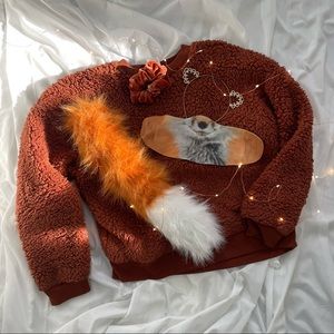 Fox Tail and Face Mask